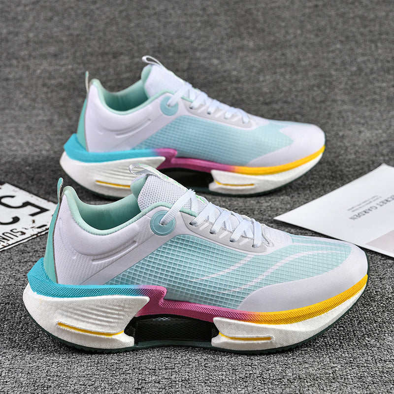 Damen sportliche Leichtathletik-Sneaker mit atmungsaktiver Mesh-Oberfläche EB