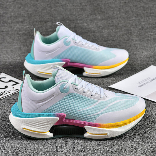 Damen sportliche Leichtathletik-Sneaker mit atmungsaktiver Mesh-Oberfläche EB