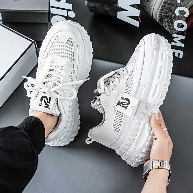 Damen Sportliche Sneakers mit atmungsaktiver Mesh-Oberfläche und dämpfender Sohle EB