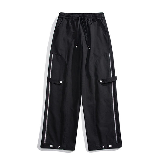 Damen moderne Cargo-Hose mit Reißverschluss und praktischen Taschen EB