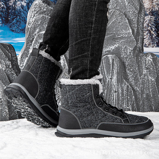Damen Winterboots mit isolierendem Fleece-Futter und rutschfester Sohle EB
