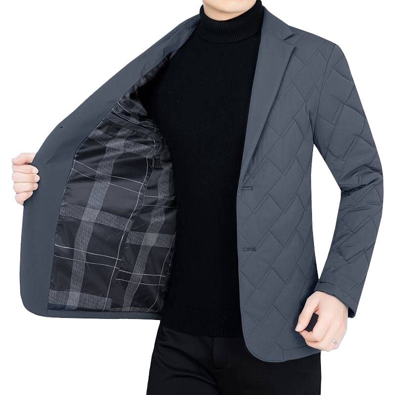 Herren gesteppter Business-Blazer mit leichter Thermo-Isolierung EB