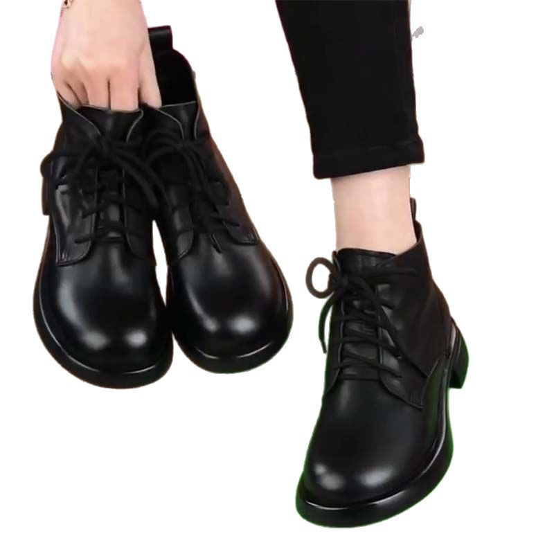 Damen Modische Stiefeletten mit klassischem Schnürdesign EB