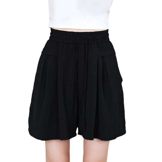 Damen kurze Freizeithose mit elastischem Taillenbund und praktischen Seitentaschen EB