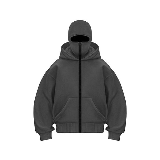 Damen Kapuzenjacke mit innovativem Design und praktischem Reißverschluss EB