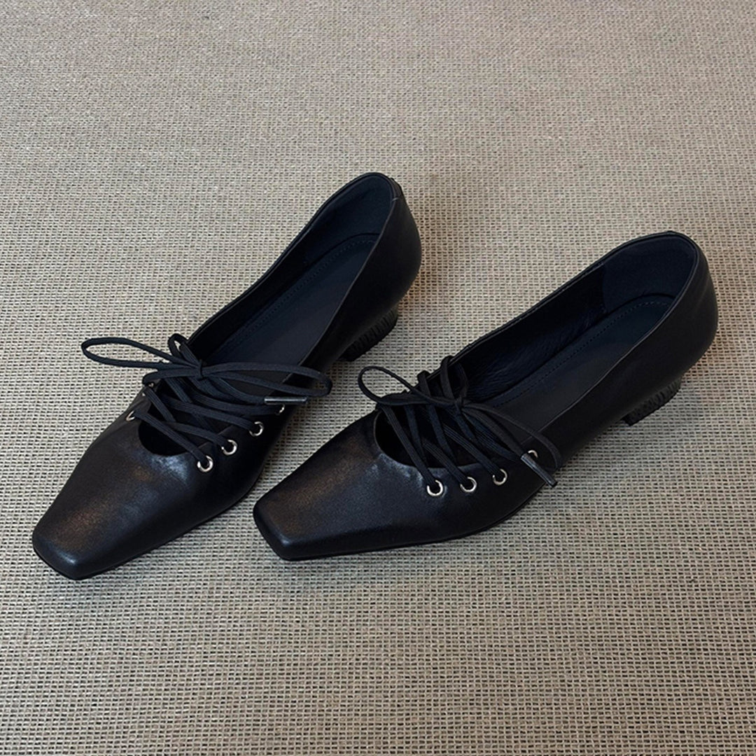 Damen elegante Slipper mit modischem Schnürdesign EB