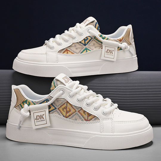 Damen Sportliche Sneakers mit einzigartigem Musterdruck und komfortabler Laufsohle EB