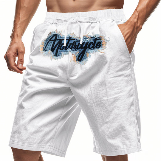 Herren lässige Komfort-Shorts mit verstellbarem Kordelzug und praktischen Seitentaschen EB