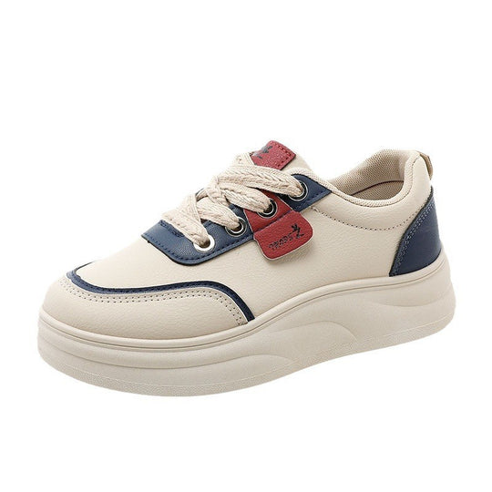 Damen modische Sneakers mit sportlicher Sohle und atmungsaktiver Obermaterialstruktur EB