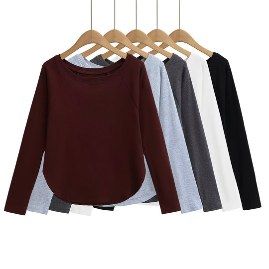 Damen lässiges Langarmshirt EB