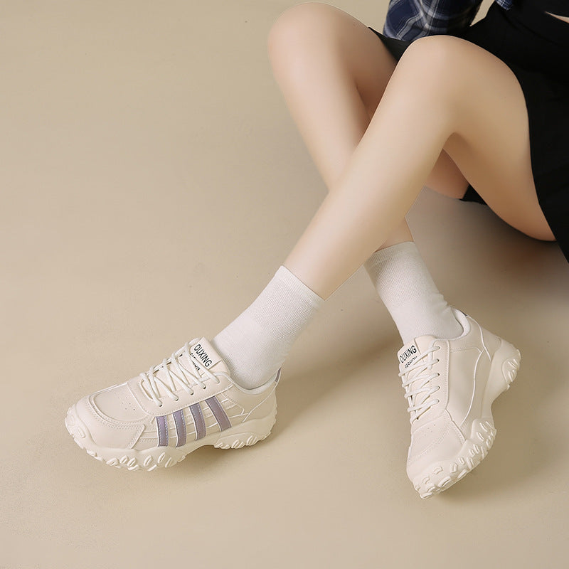Damen Sportliche Sneakers mit rutschfester Laufsohle und atmungsaktivem Obermaterial EB