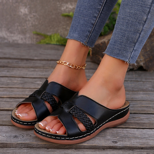 Damen komfortable und elegante Riemensandalen EB