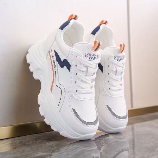 Damen Sportliche Sneakers mit elastischem Obermaterial und gepolsterter Sohle EB