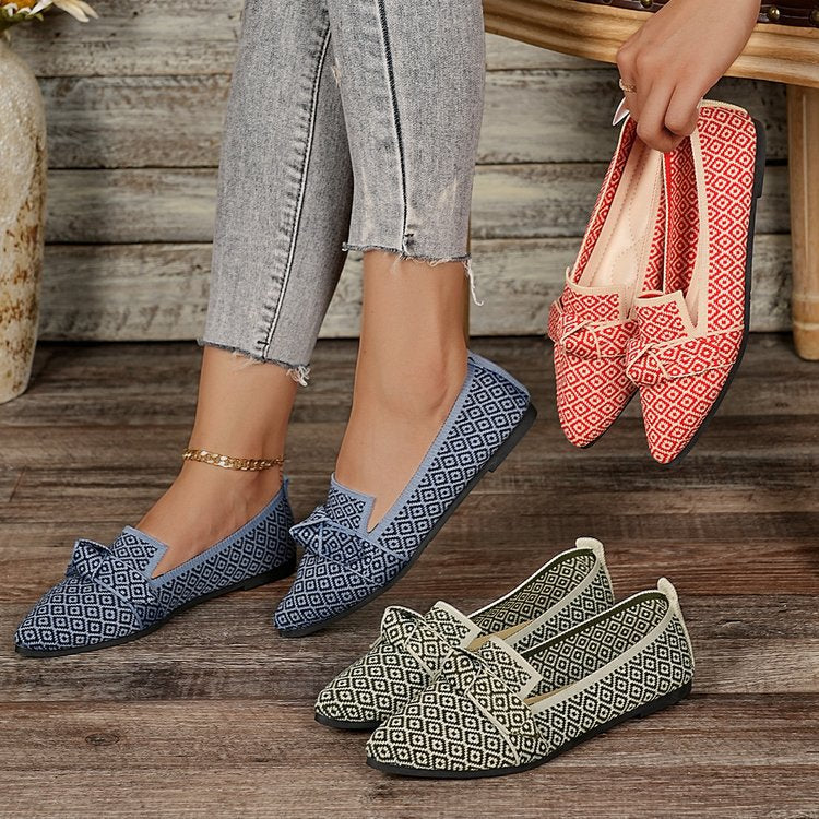 Damen Atmungsaktive und modische Slip-On Ballerinas EB