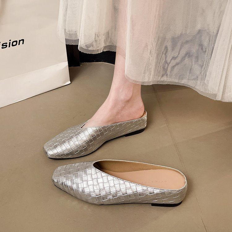 Damen elegante Spangen-Ballerinas mit glänzendem Obermaterial EB