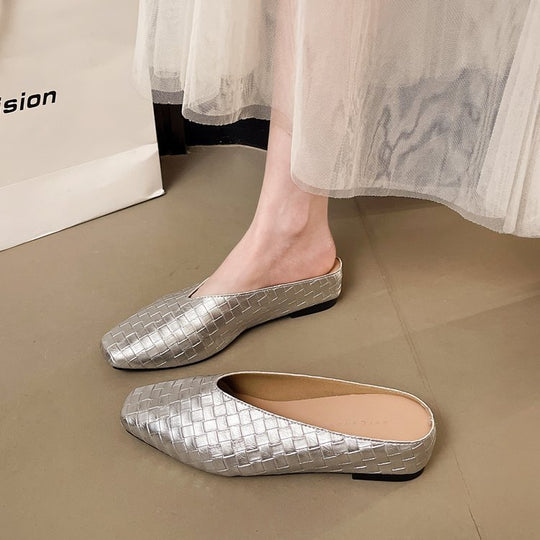 Damen elegante Spangen-Ballerinas mit glänzendem Obermaterial EB