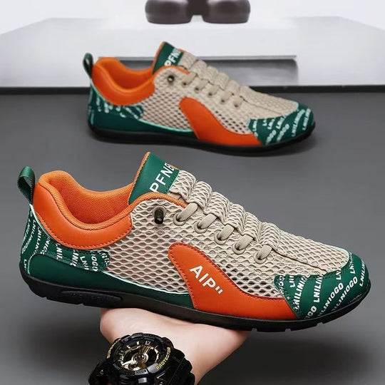 Damen Atmungsaktive Freizeit- und Lauf-Sneaker mit elastischen Einsätzen EB