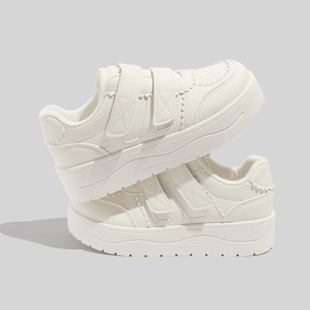 Damen Sportliche Sneaker mit Klettverschluss EB