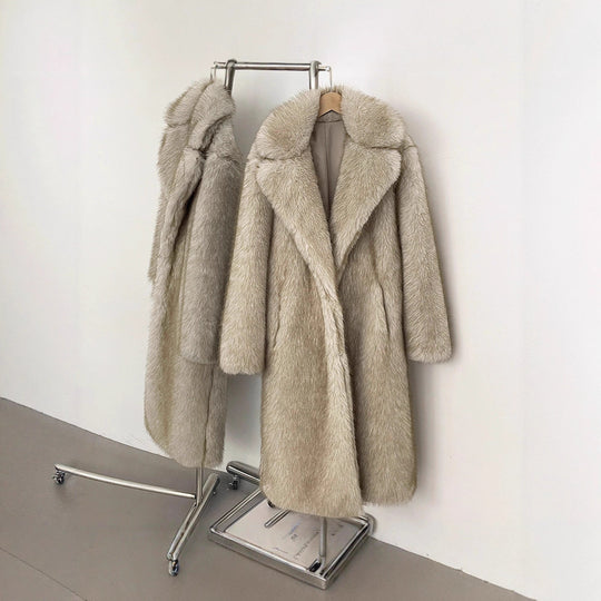 Damen Langhaarmantel für elegante Anlässe EB