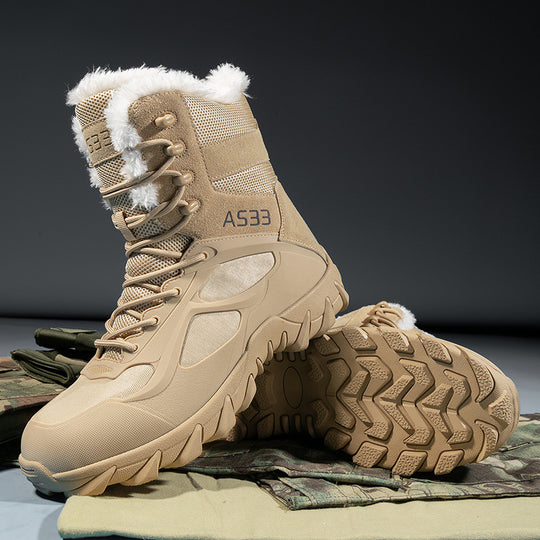 Herren Wasserdichte Winterstiefel mit isolierender Fütterung und rutschfester Sohle EB
