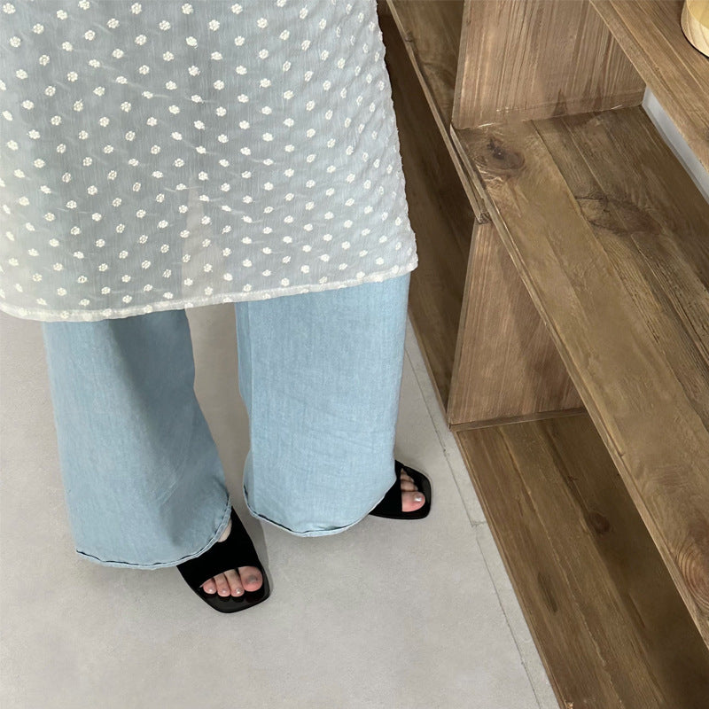 Damen Bequeme und stilvolle Slipper mit leichtem Design EB