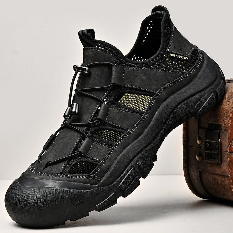 Herren Sportliche Wasserschuhe mit rutschfester Sohle und atmungsaktivem Obermaterial EB