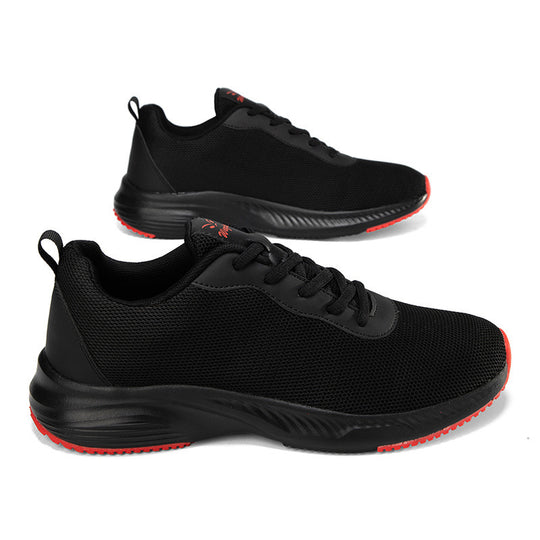 Damen Sportliche Sneakers mit rutschfester Laufsohle und atmungsaktivem Obermaterial EB