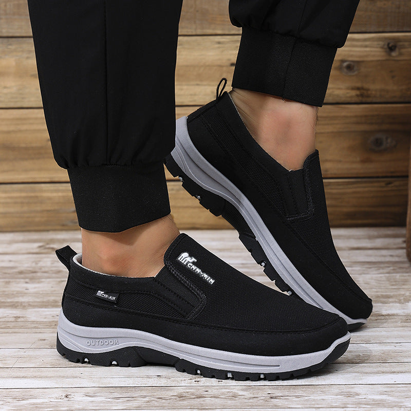 Damen Atmungsaktive Slip-On Freizeitschuhe mit rutschfester Sohle EB 1769657683