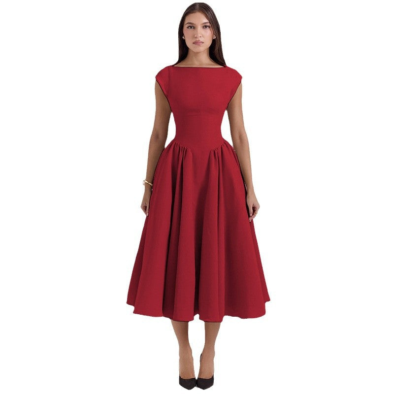 Damen Cocktailkleid mit schickem A-Linien-Schnitt und eleganter Taillierung EB