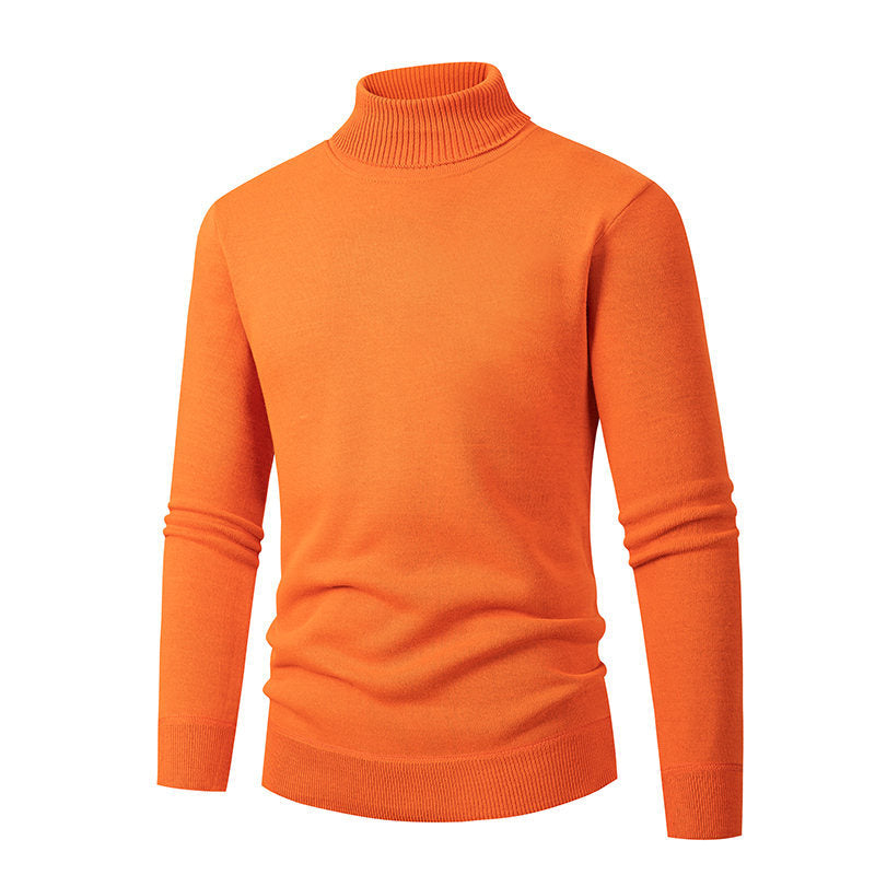 Herren eleganter Rollkragenpullover aus hochwertigem Material EB