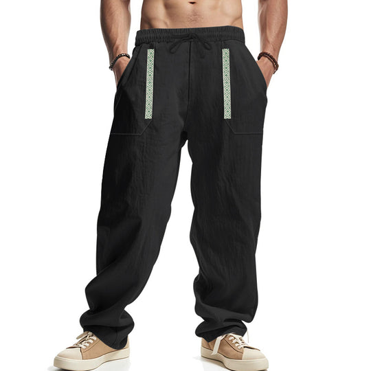 Herren lässige Cargo-Hose mit verstellbarem Bund und praktischen Seitentaschen EB