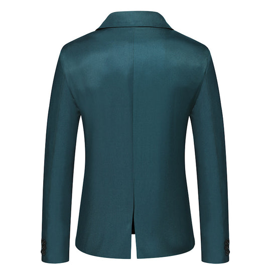 Herren Eleganter Smoking-Blazer mit klassischem Revers und zeitlosem Design EB