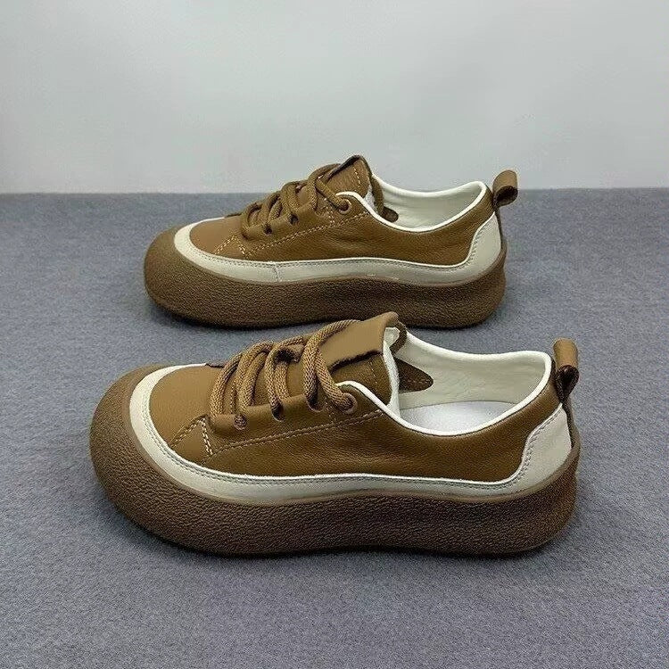 Damen Sneakers mit dickem Gummiboden und atmungsaktivem Obermaterial EB