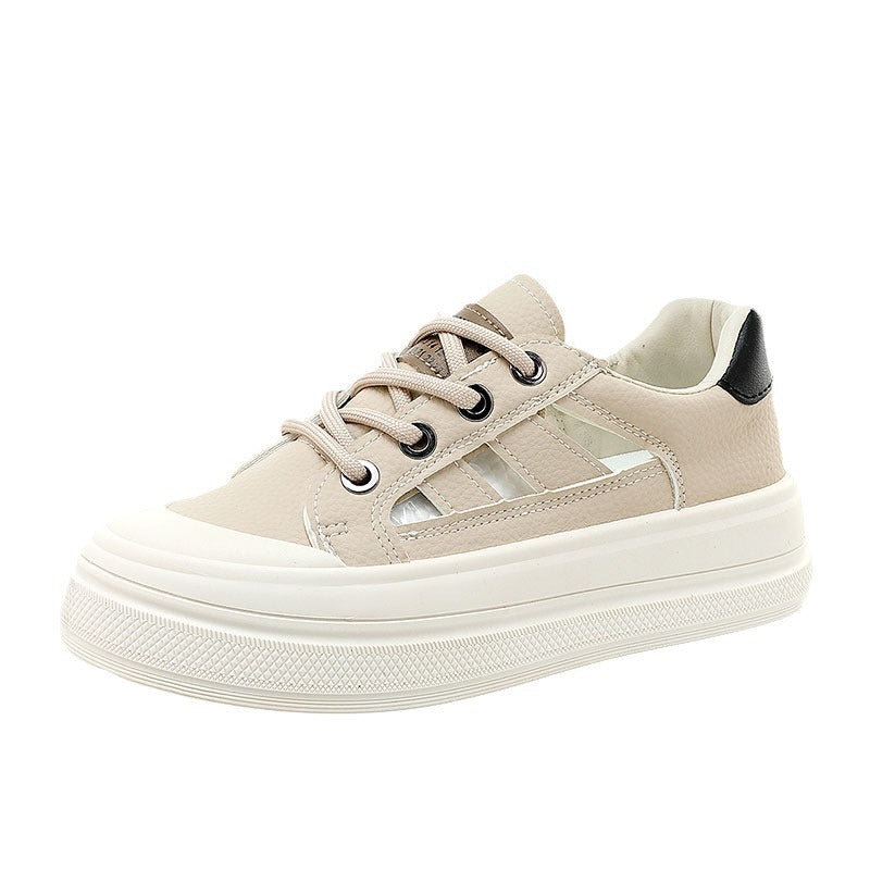 Damen Chunky Sneaker mit modischem Farbkontrast und bequemer Dämpfung EB