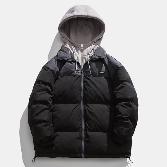 Herren Winterjacke mit abnehmbarer Kapuze und wärmeisolierender Fütterung EB