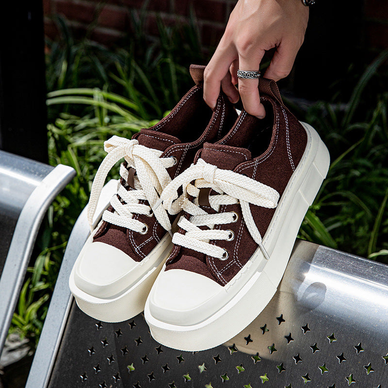Damen Trendige Sneakers mit dicker Sohle EB
