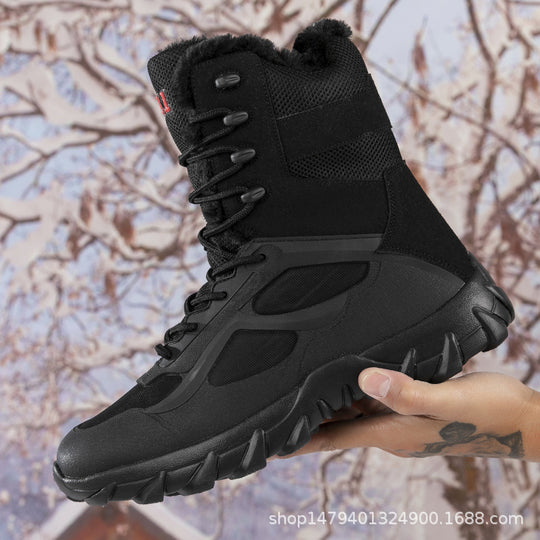 Damen Winter-Trekkingstiefel mit isolierendem Fleece-Futter und rutschfester Profilsohle EB