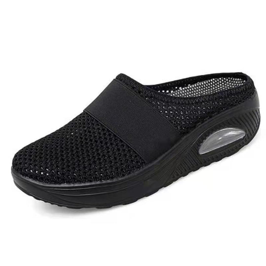 Damen Bequeme Clogs mit atmungsaktiver Mesh-Oberfläche EB