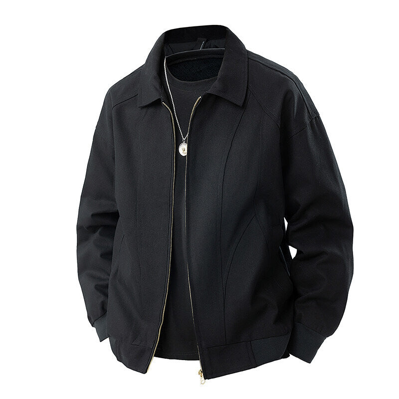 Damen modische Übergangsjacke mit elastischen Bündchen und praktischen Taschen EB