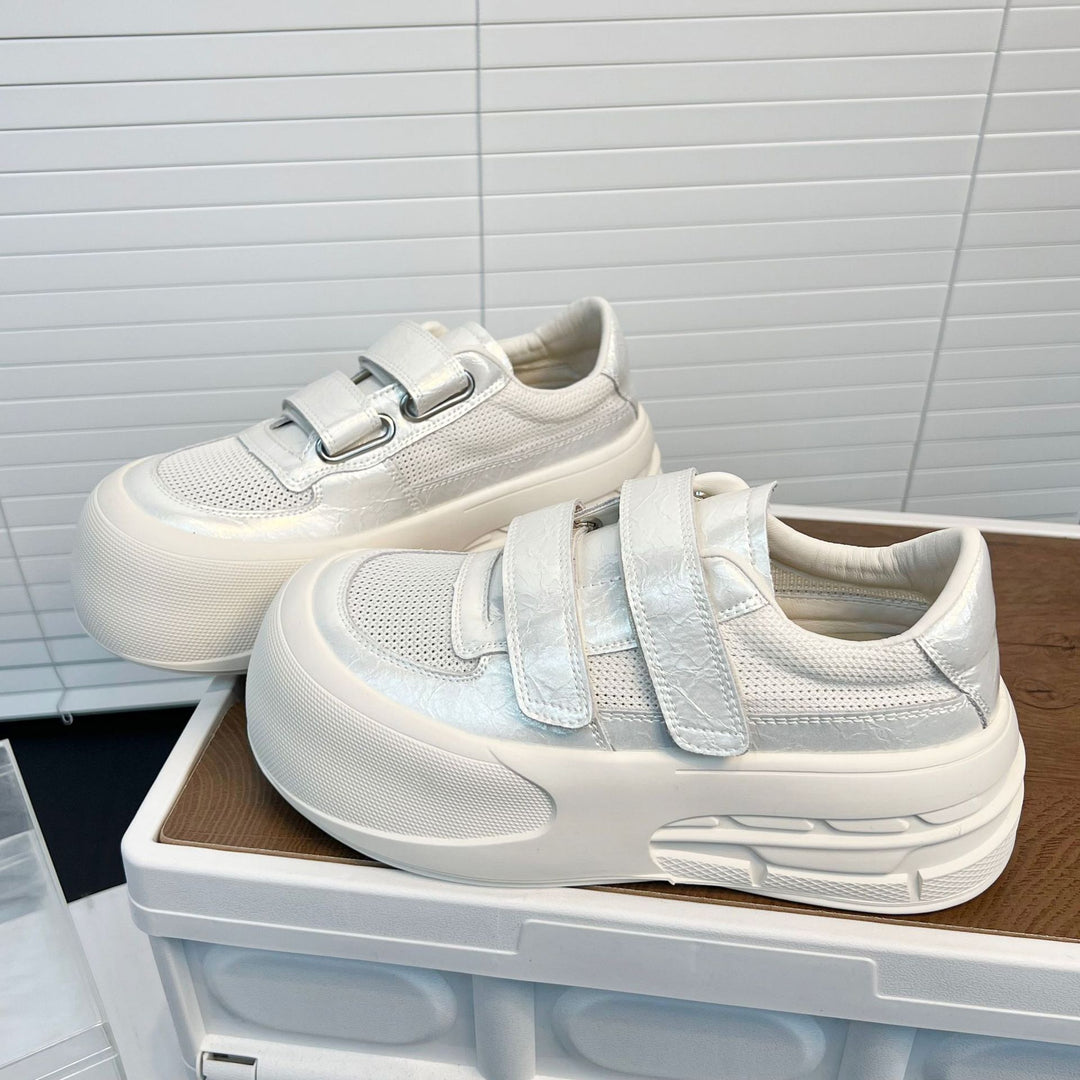 Damen Sportliche Sneakers mit Klettverschluss EB