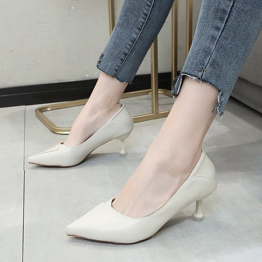 Damen Spitzen Pumps mit eleganter Silhouette EB