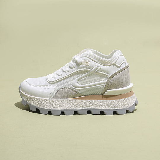 Damen sportliche Sneakers mit atmungsaktiver Mesh-Oberfläche und dämpfendem Sohlenprofil EB