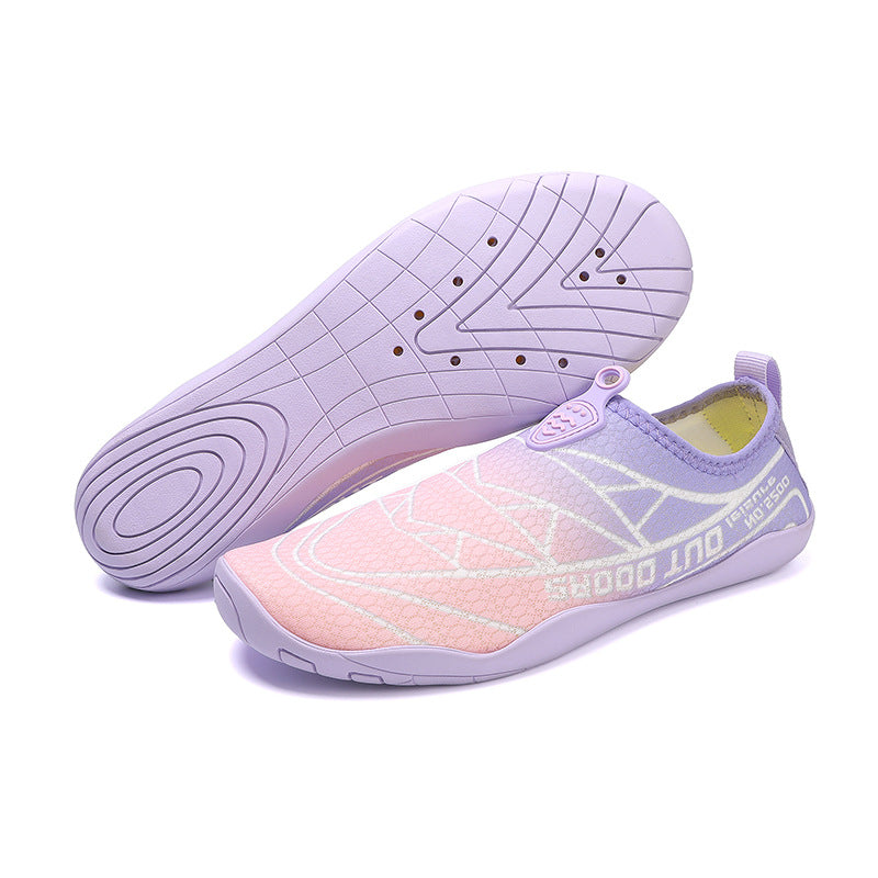 Damen Aqua-Freizeitschuhe mit elastischem Obermaterial und rutschfester Sohle EB