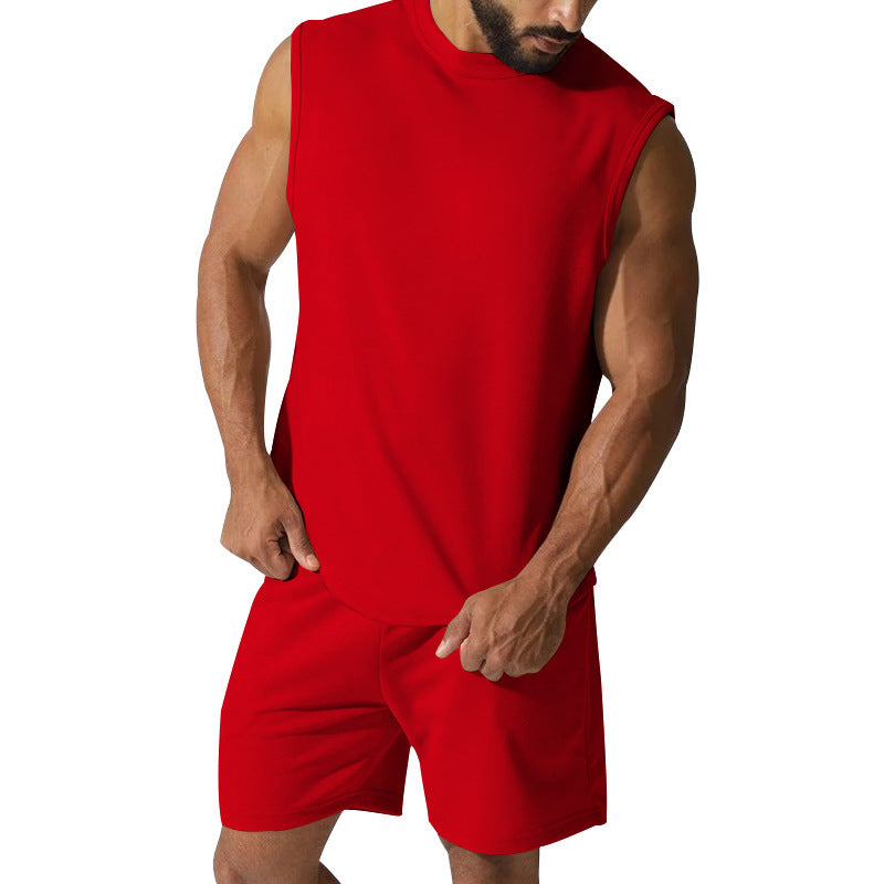 Herren sportliches Kurzarm-Set aus atmungsaktivem Material EB