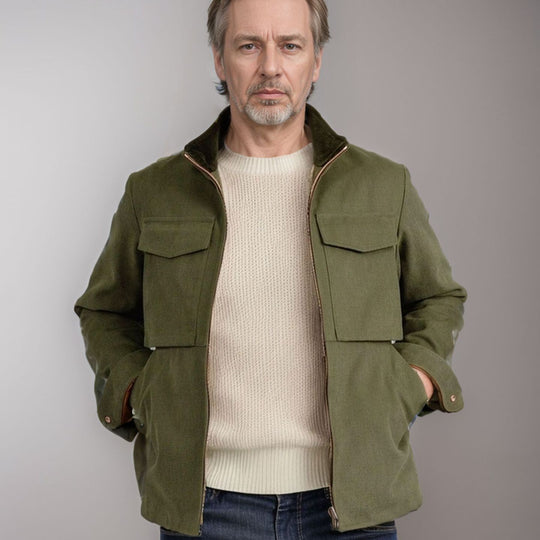 Herren stylische Funktionsjacke im modernen Design mit großzügigen Taschen EB