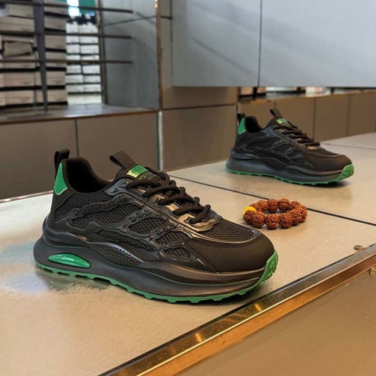 Damen Sportliche Sneaker mit atmungsaktiven Oberflächen und dämpfendem Fußbett EB
