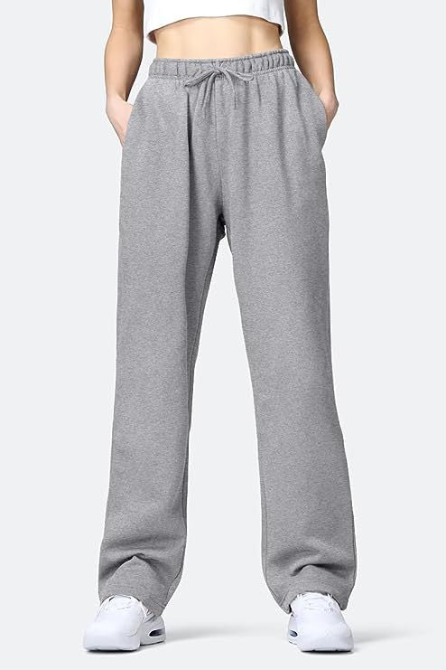 Damen bequeme Sporthose mit elastischem Bund und praktischen Taschen EB
