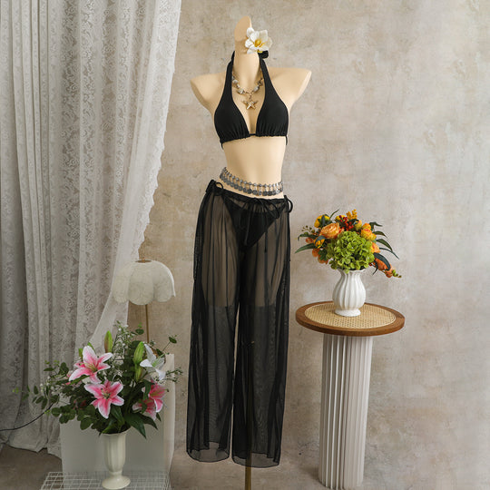 Damen Transparente Strandbekleidung EB
