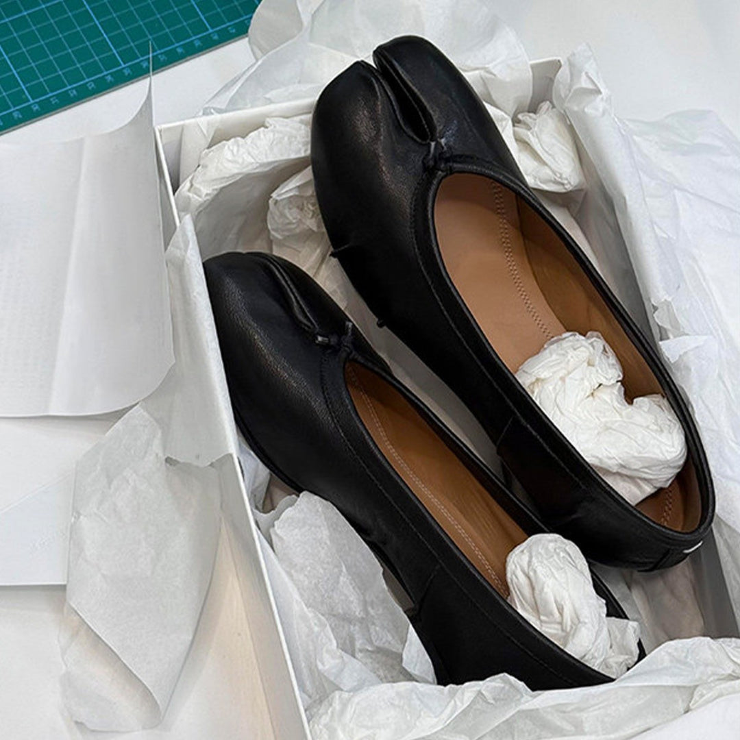 Damen elegante Mokassins mit innovativer Zehenspitze EB