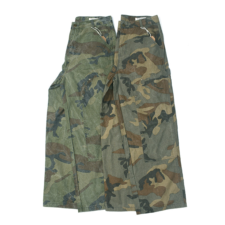 Damen Cargohose mit multifunktionalen Taschen und modernem Camouflage-Design EB